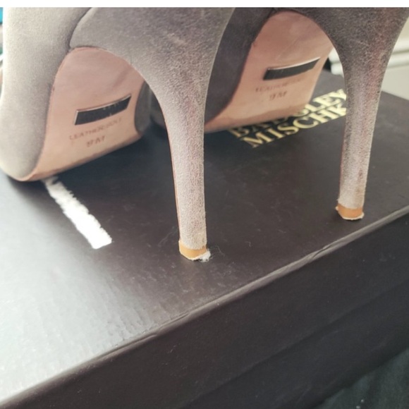 Badgley Mischka Opened Toe Shoes Size 9M - Picture 5 of 8